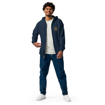 Men's Hoodie - heavy blend zip hoodie-6